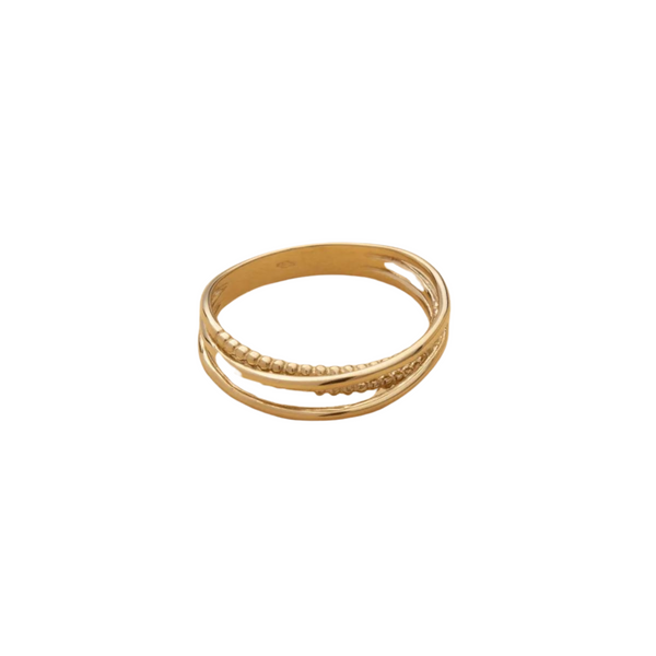Goldring 14 Karat - dreifach Layer
